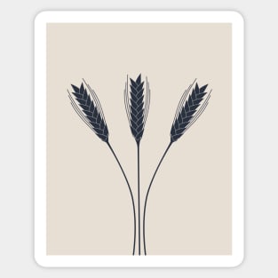 Wheat Field (Misty Navy) Sticker